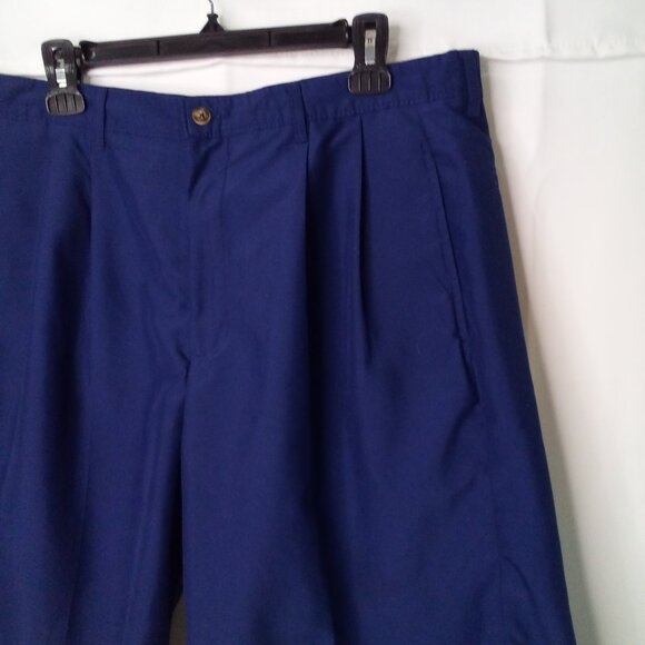 Fairway Golf Collection Shorts Men 36 Pleated Blue - Picture 4 of 15